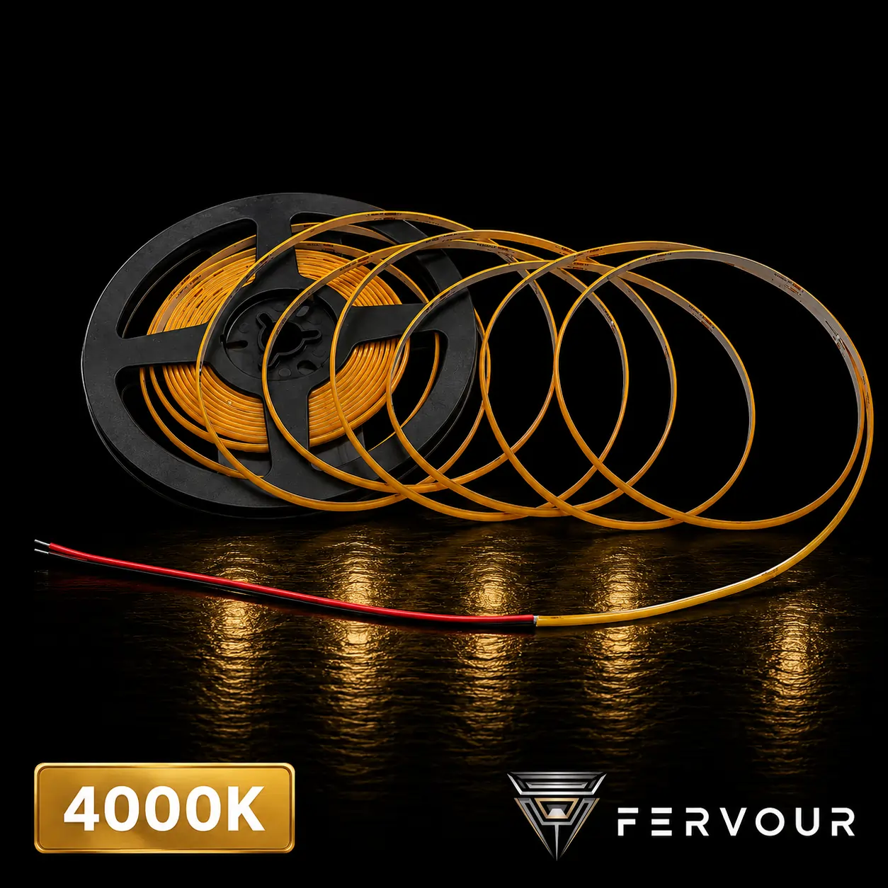 COB-24V-4mm-480LED-5m/roll - 4000K