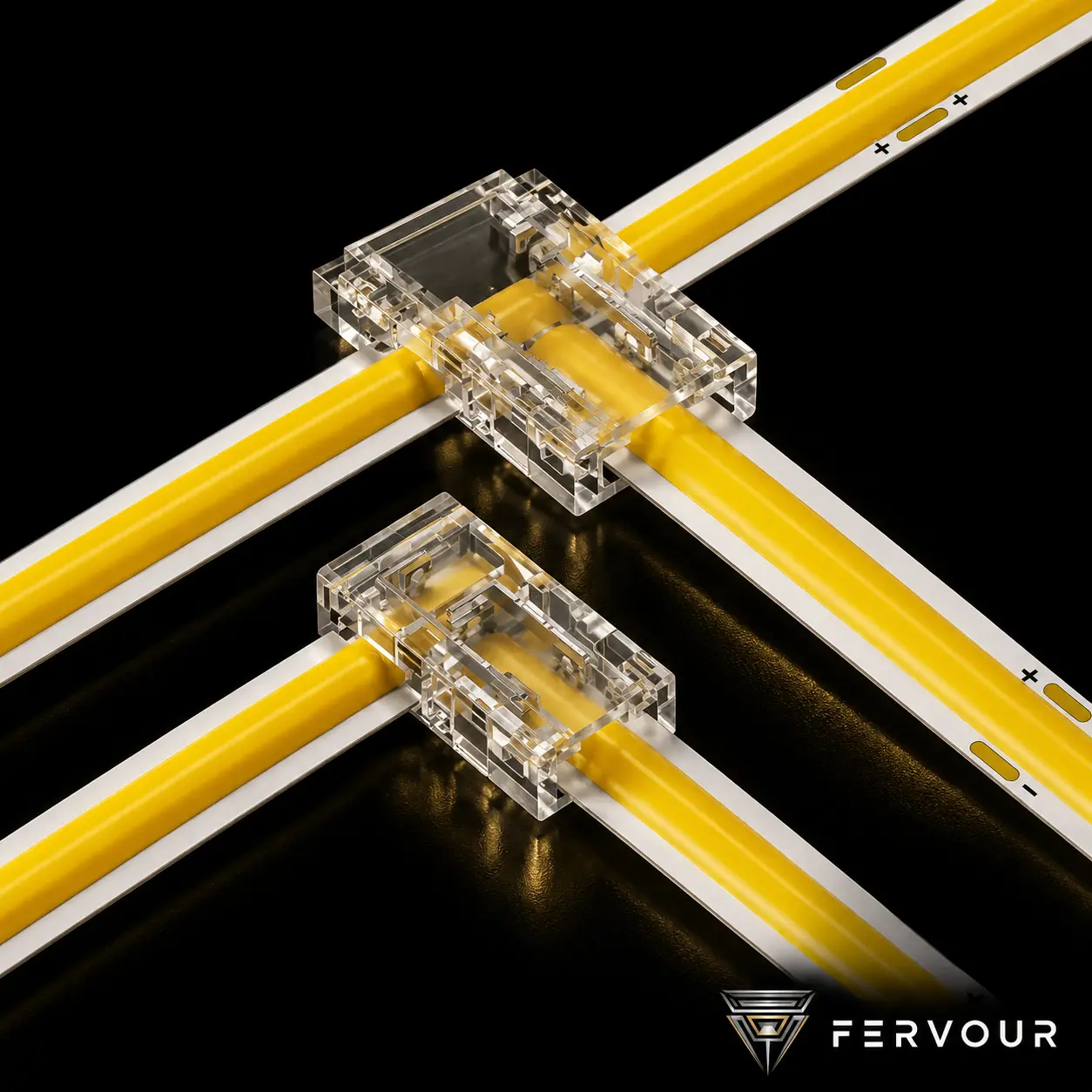Connector - Strip to Strip - T & L Shape - 8mm (OL)